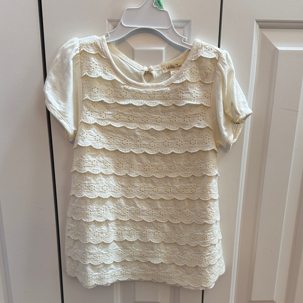 Matilda Jane Cream Lace Kids Blouse